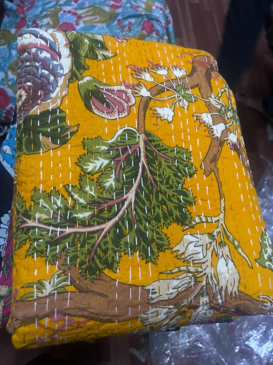 King Size Kantha Quilts Size 90/108 - Image 25