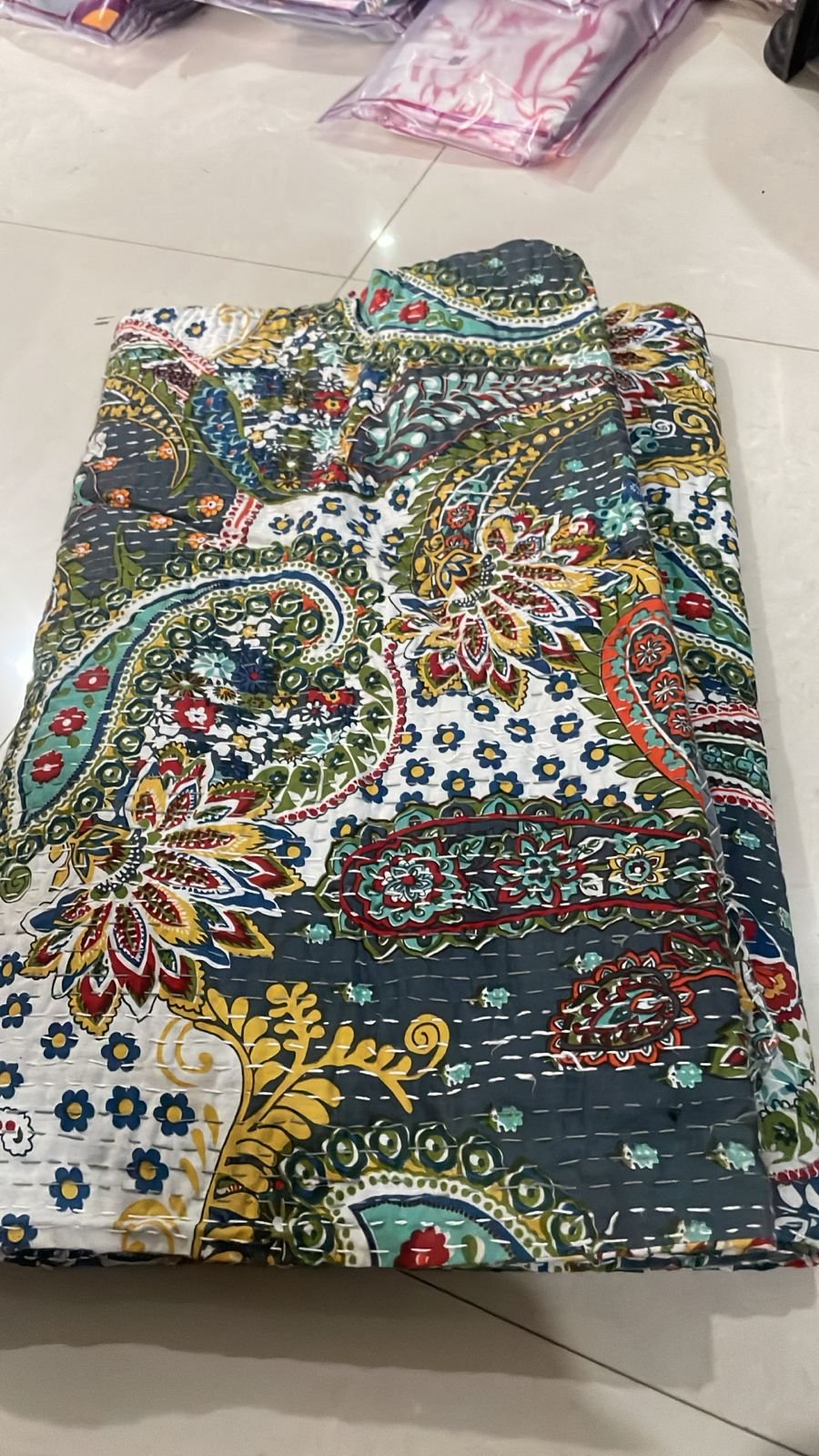 King Size Kantha Quilts Size 90/108 - Image 7
