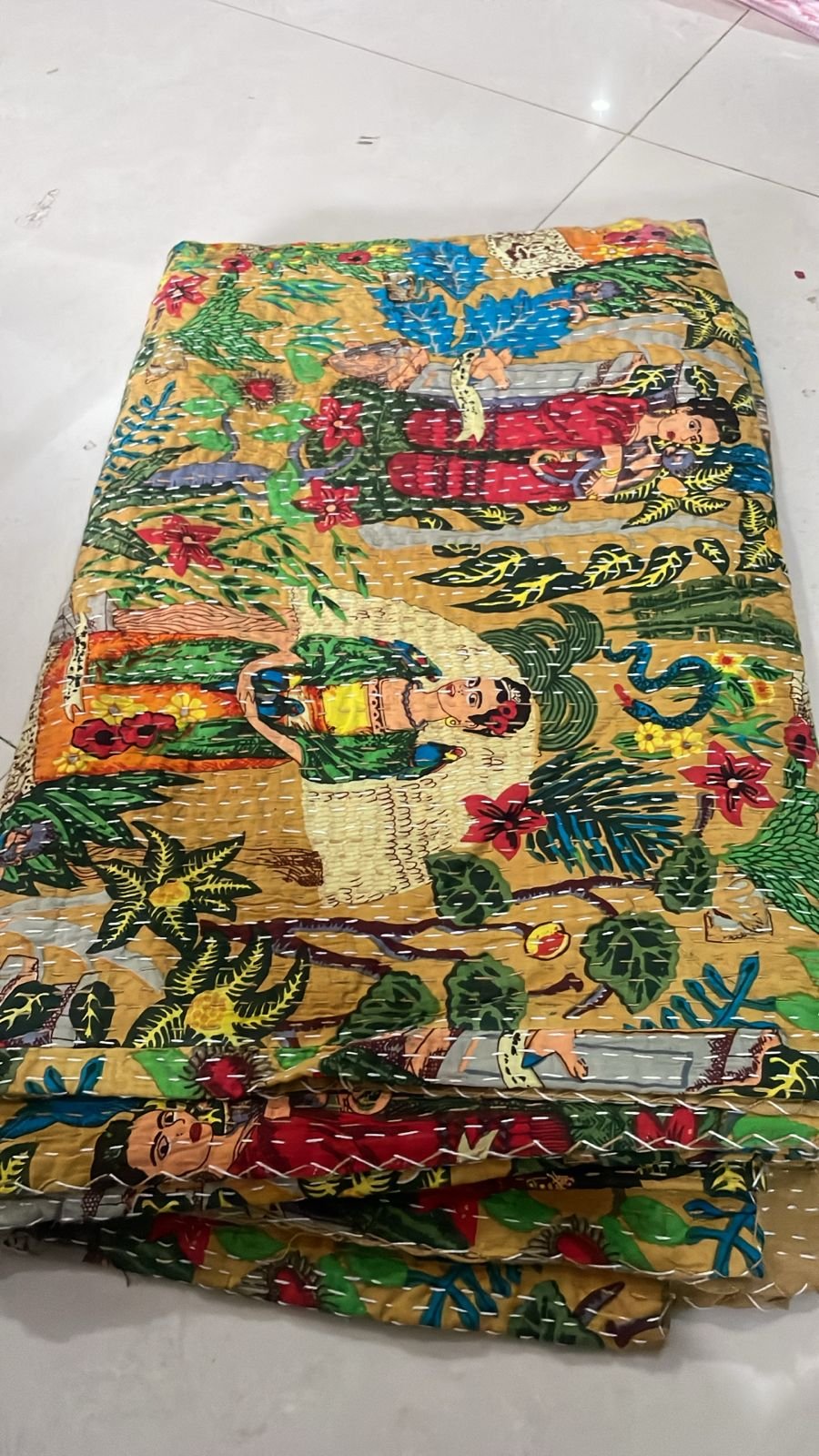 King Size Kantha Quilts Size 90/108 - Image 4