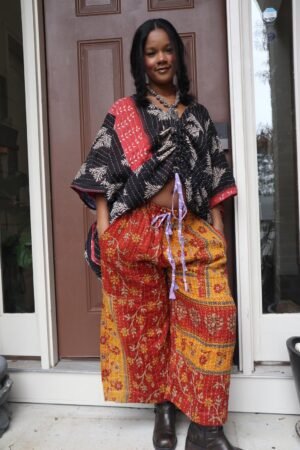 This is udaipur palazzo and Agra butterfly top