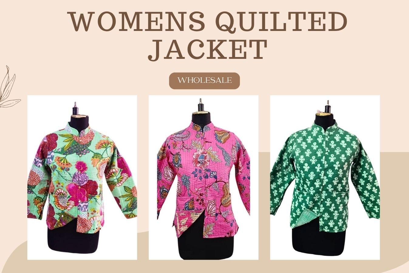 Womens quilted jacket